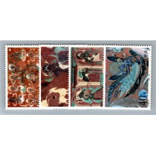 CHINA 1987SERIE COMPLETA DE ESTAMPILLAS NUEVAS MINT PINTURAS